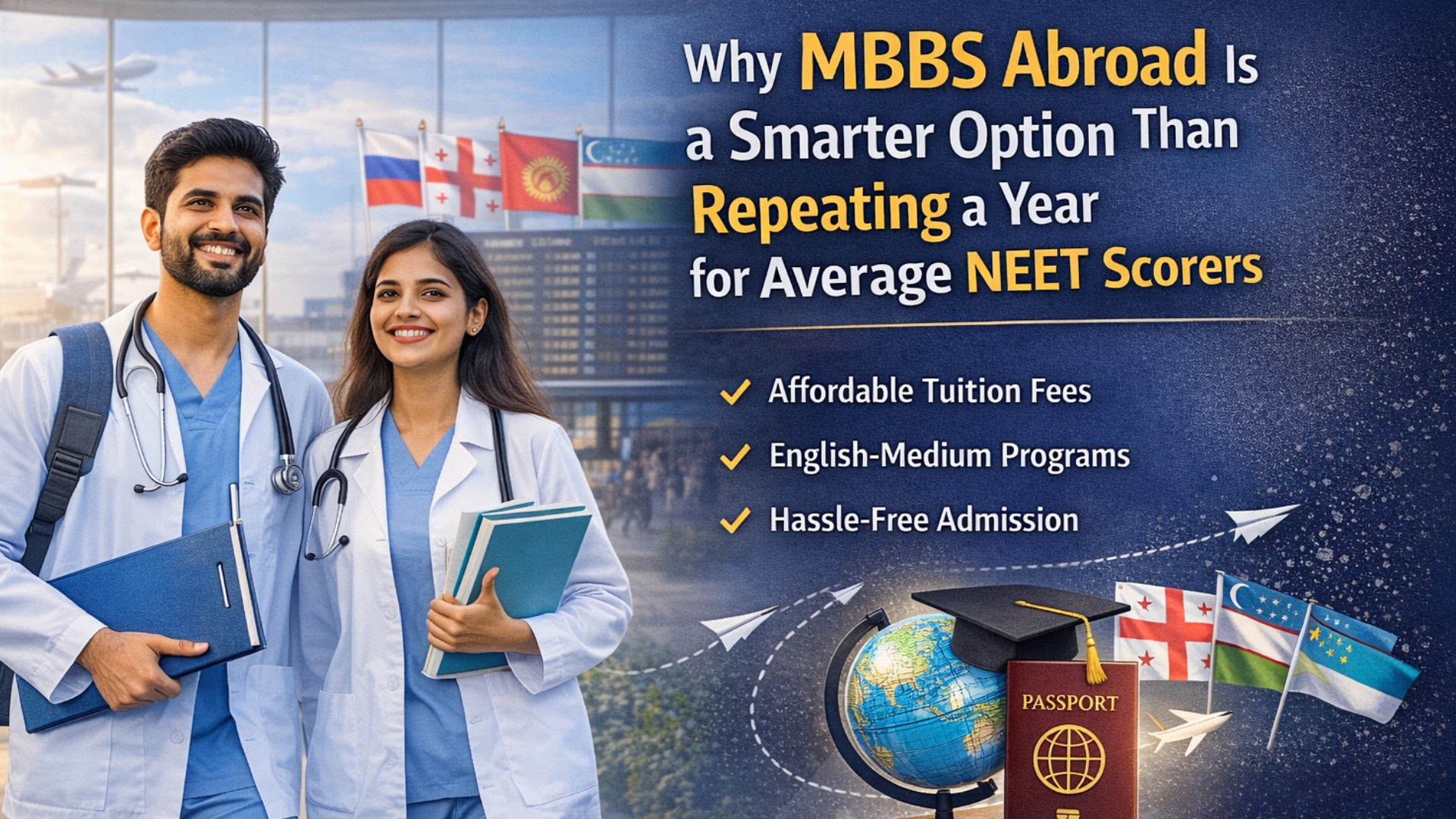 MBBS abroad vs dropping a year for NEET - comparison