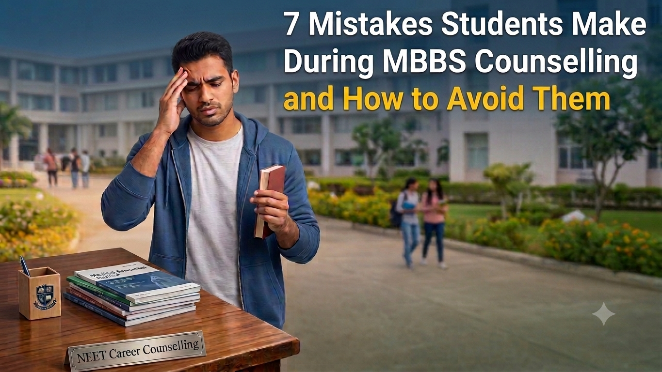 MBBS counselling mistakes to avoid - NEET admission guidance