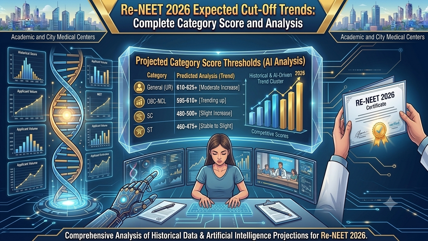 Expected Re-NEET 2026 cutoff category wise analysis