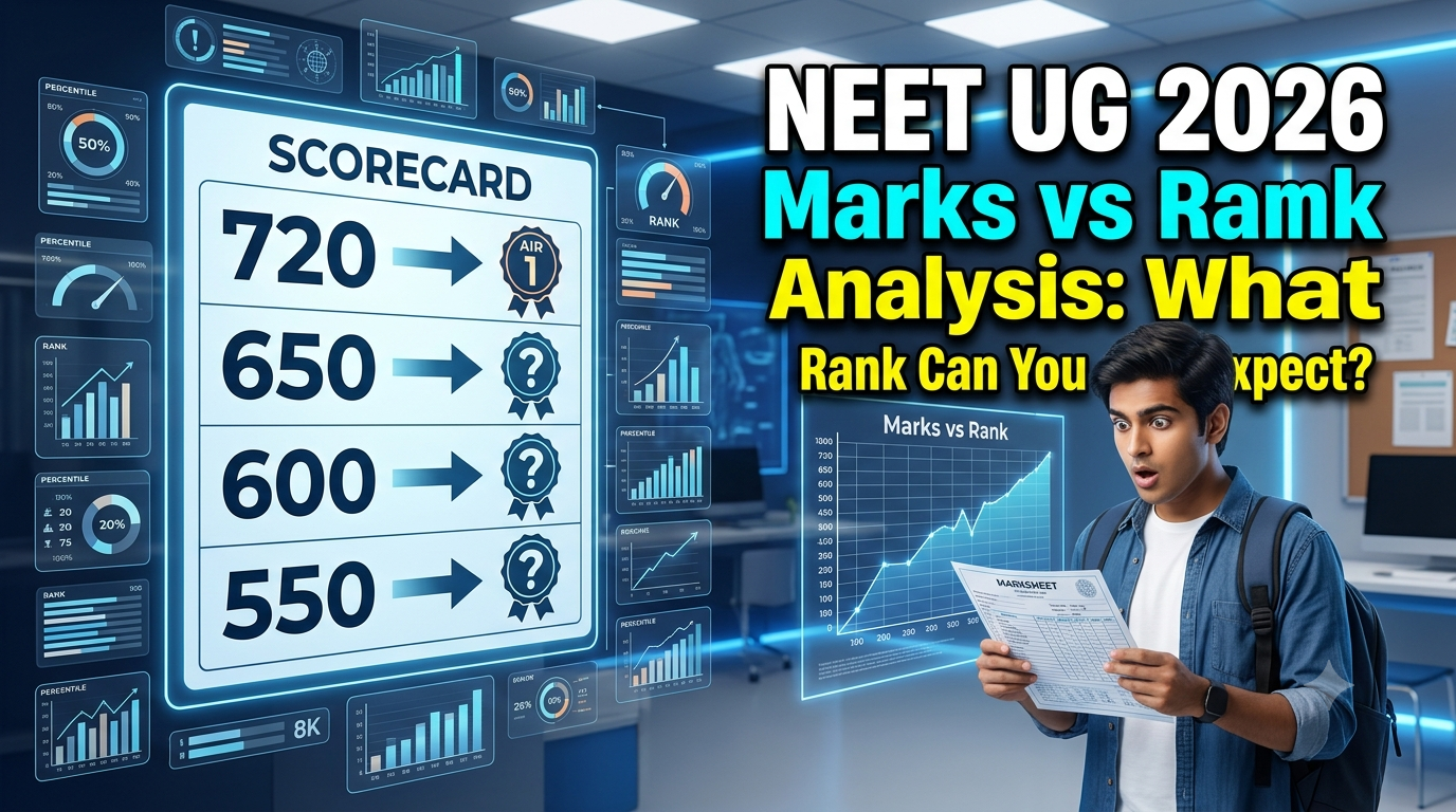 NEET UG 2026 Marks vs Rank Analysis - expected AIR guide