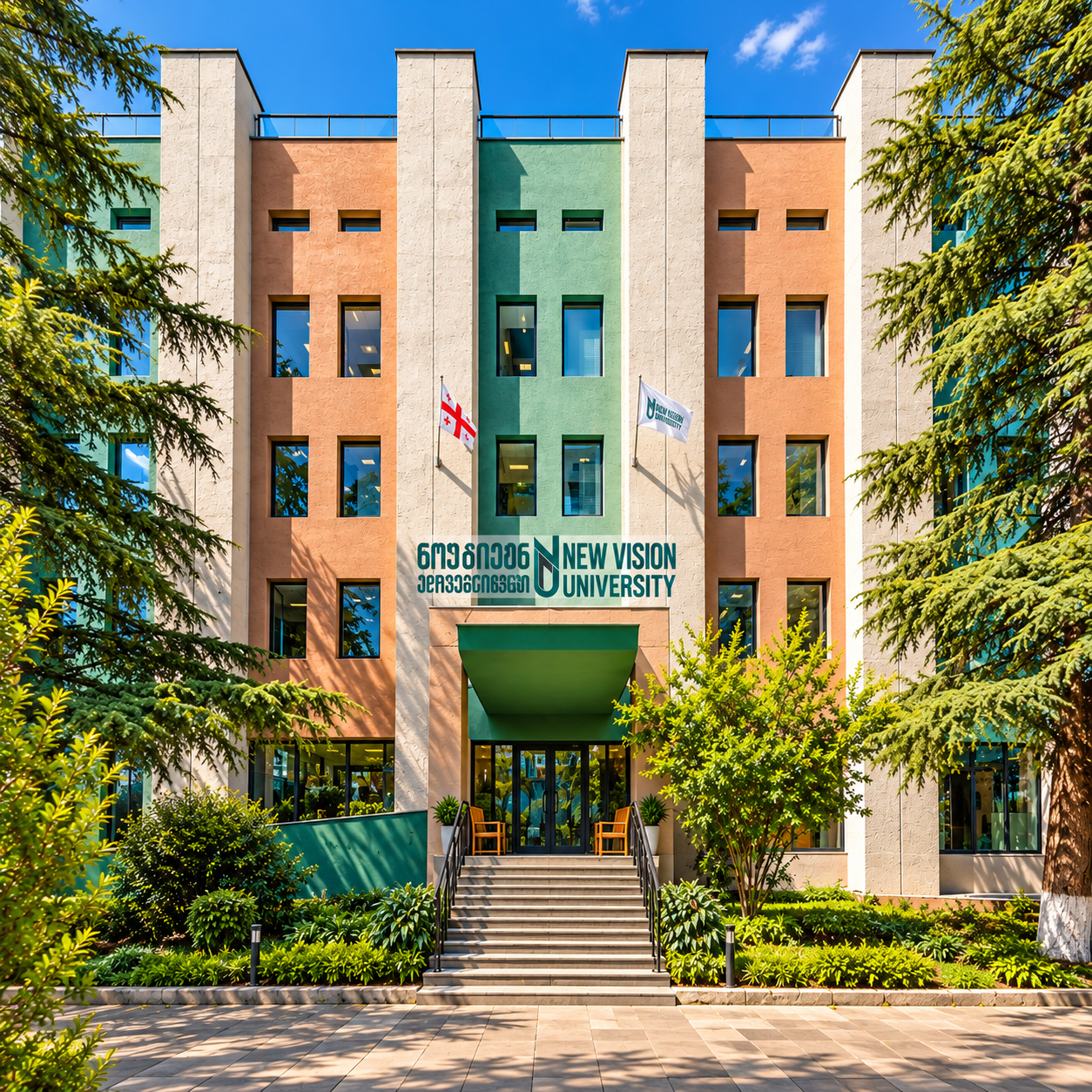 New Vision University building in Tbilisi, Georgia